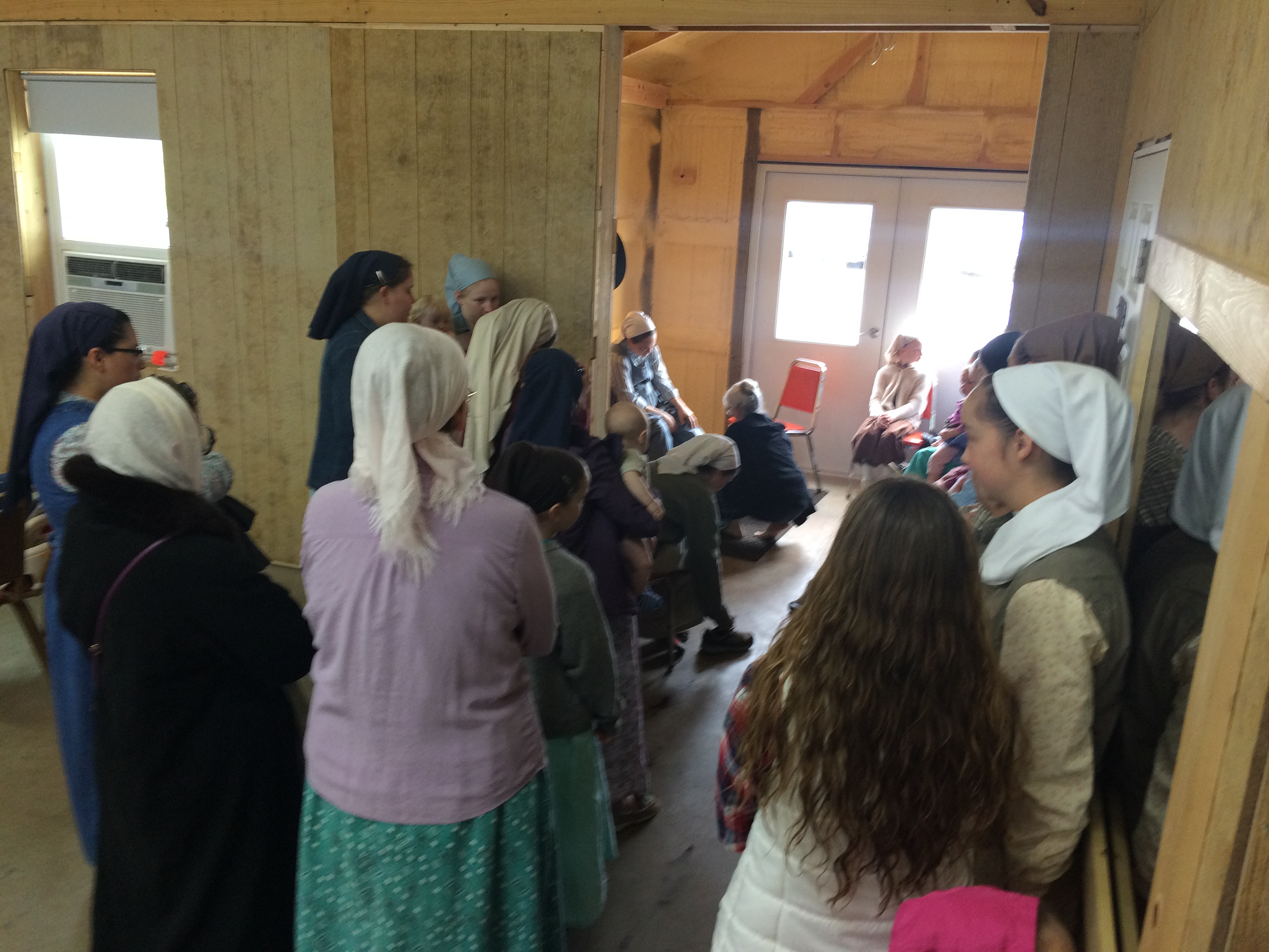 Women Foot washing